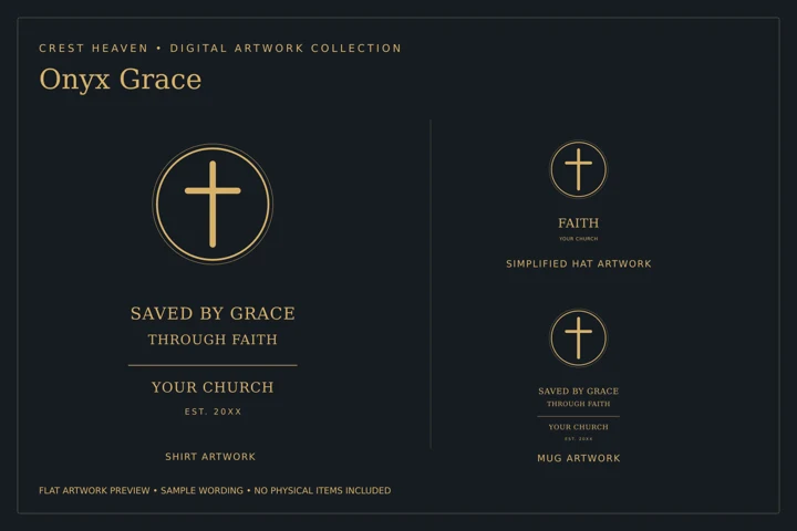 Onyx Grace — Flat artwork preview