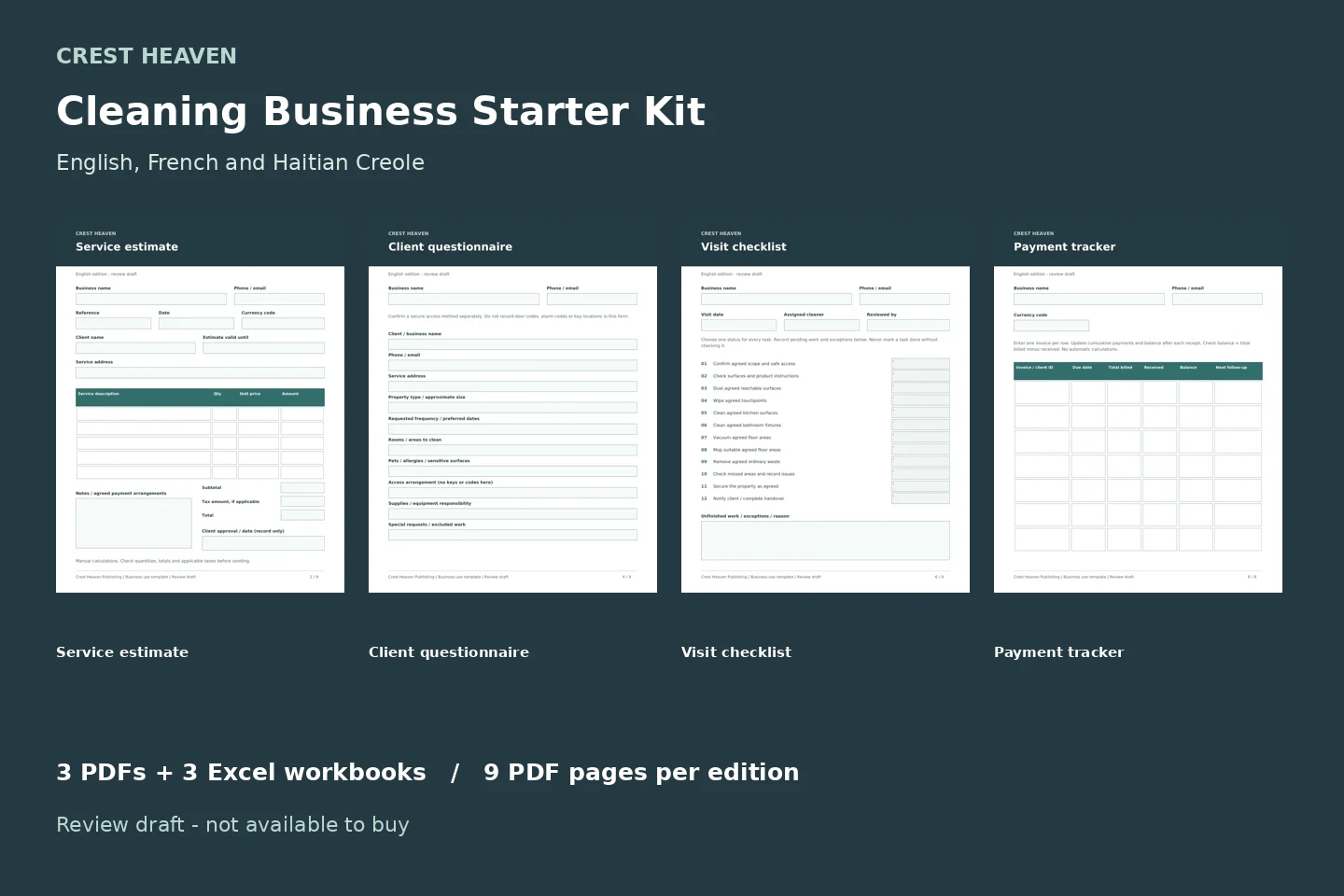 Cleaning Business Starter Kit