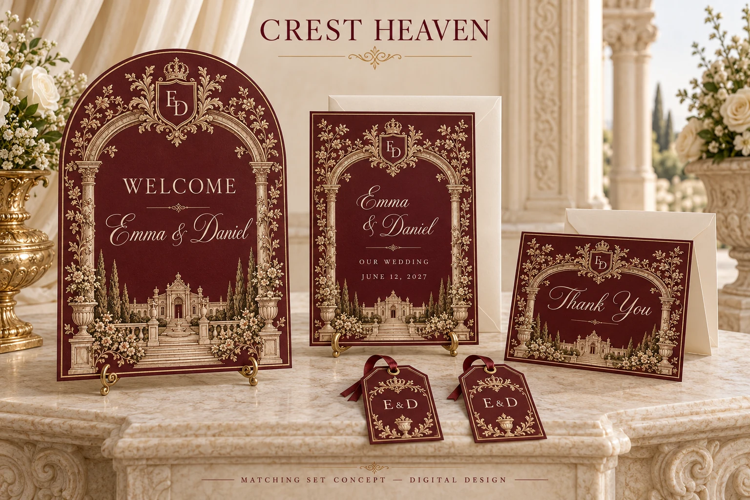 Royal Palace Wedding Set