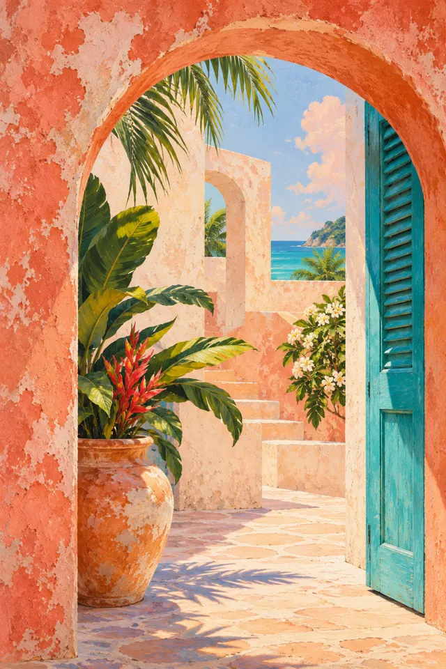 Coral Courtyard